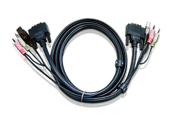 Atem 2L-7D02UI Video- / USB- / Audio-Kabel, USB, DVI, 3,5mm Stereo, 1,8m 1.8 m, 1.8 m