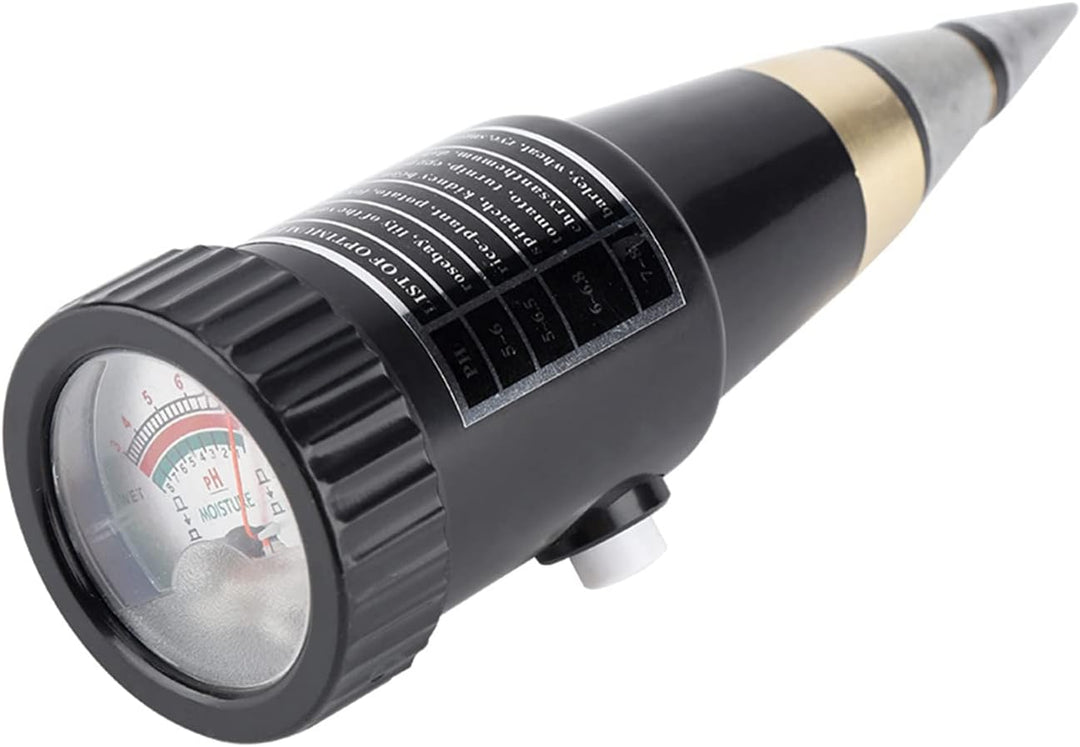 PH Messgerät Boden Bodentester 2 in 1 Boden Feuchtigkeit PH Messgerät mit Licht Sensor für Gartenbau
