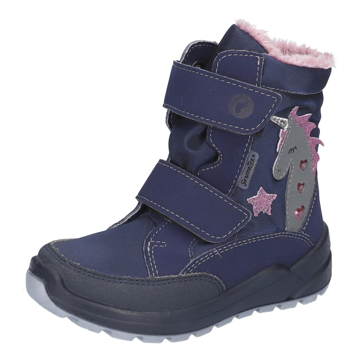 RICOSTA Mädchen Winterstiefel Annika, Kinder Boots, Weite: Mittel, lose Einlage, Sympatex, Blinklich