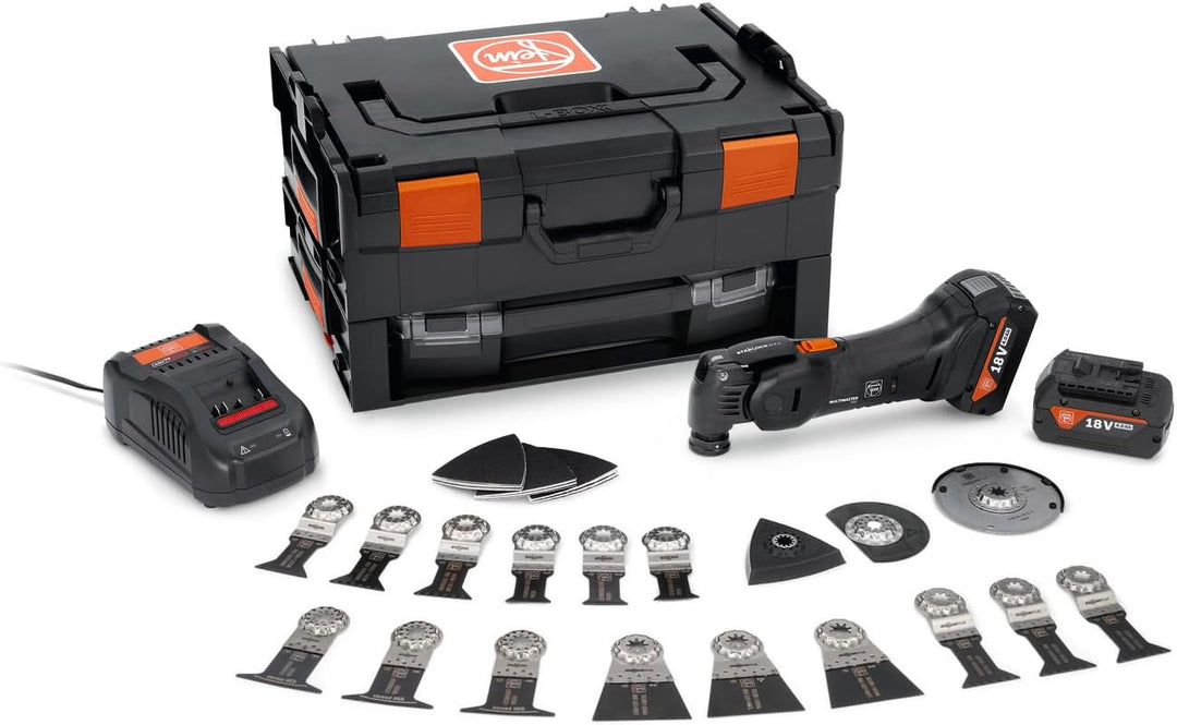 Fein Akku MULTIMASTER AMM 700 MAX BLACK EDITION (4 Ah, 18 V, StarlockPlus, mit Arbeitsstrahler) 7129