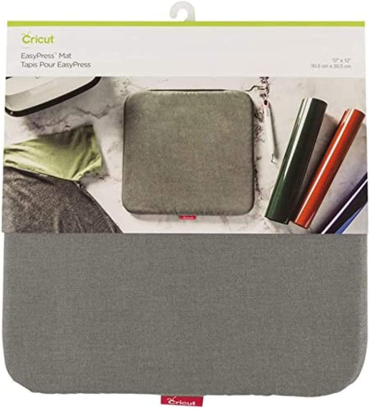 Cricut 2006053 EasyPress-Schneidematte, x 30,5 cm (12" x 12"), Grau, 30,5, PC2006053, 30,5 x 30,5 cm