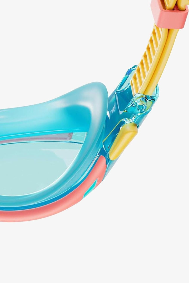 Speedo Unisex Kinder Biofuse 2.0 Schwimmbrille Einheitsgrösse Bolt/Mango/Korallenstrand/Blau, Einhei