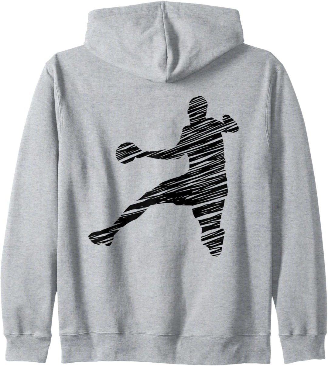 Handball Spieler Design für Mann und Handball Fans Kapuzenjacke