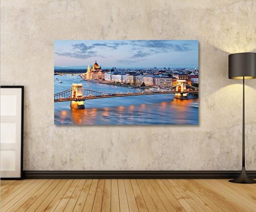 islandburner Bild Bilder auf Leinwand Budapest 1p XXL Poster Leinwandbild Wandbild Art up Your Life