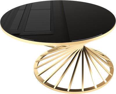 BIJON Glasplatte Schwarz Rund Tisch ESG Sicherheitsglas - Für Esstisch, Couchtisch, Gartentisch, Sch
