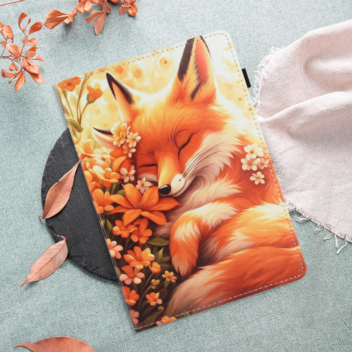 Rostsant Hülle für Samsung Galaxy Tab A9 Plus PU Leder Hülle Magnetischer Ständer Galaxy Tab A9 Plus
