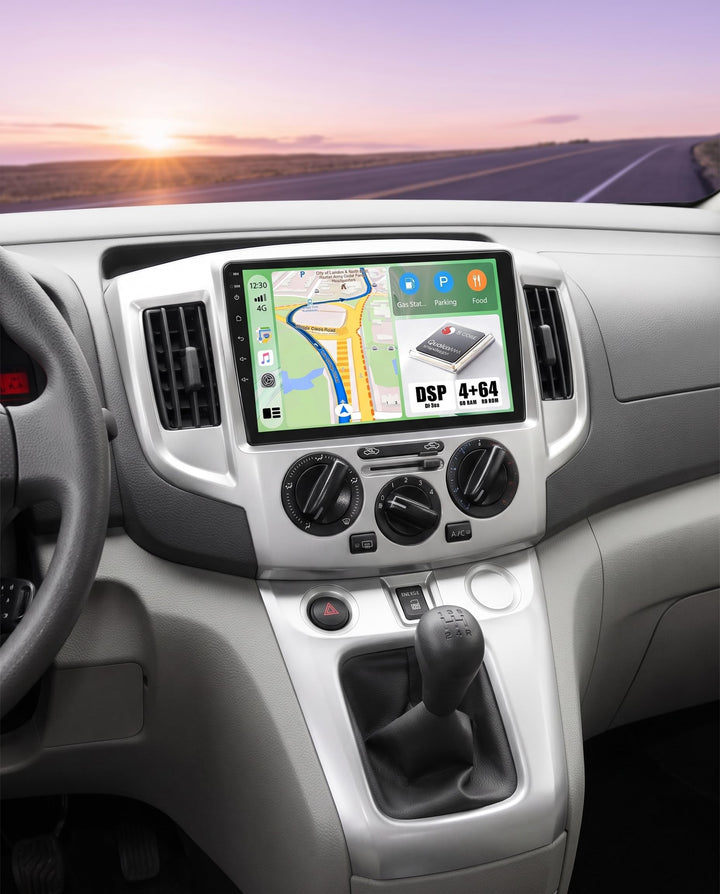 Hikity Qualcomm Snapdragon 8 Core 4+64G Android 15 Autoradio für Nissan NV200 2009-2018 Wireless Car