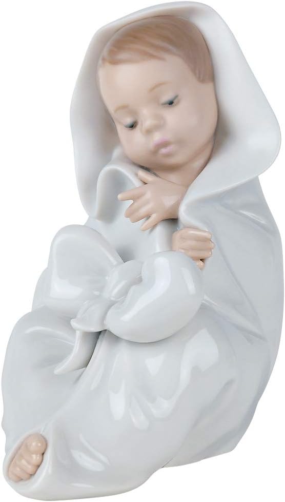 NAO Porcelain by Lladro All Bundled UP (Baby Wrapped IN Blanket) 2001340