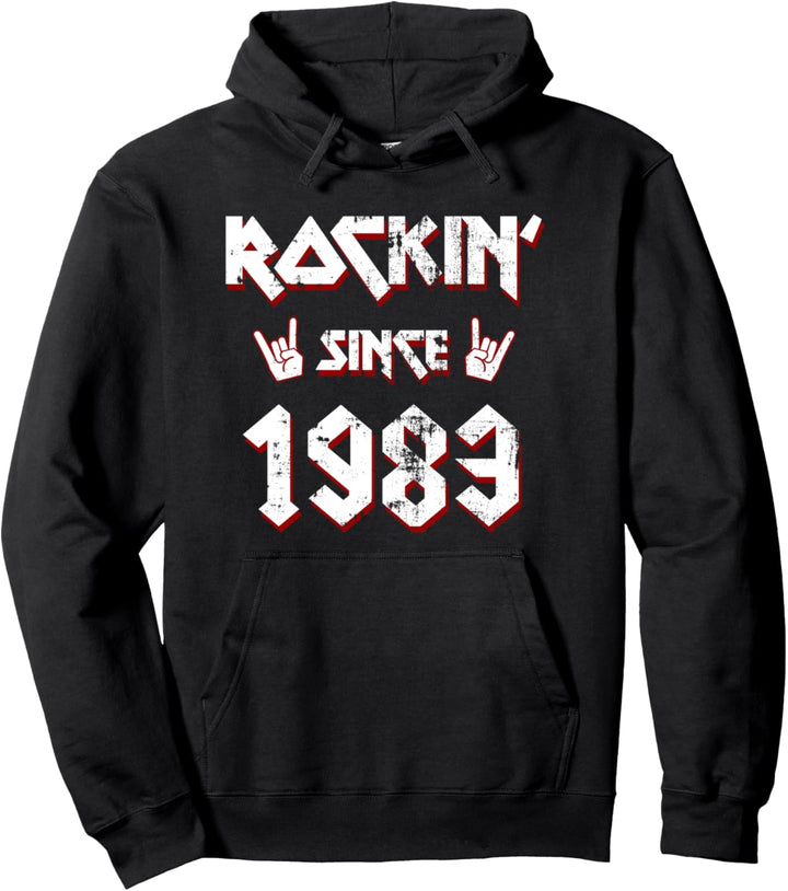 Rockin Since 1983 39 Jahre Alt Geburtstagsgeschenk Pullover Hoodie