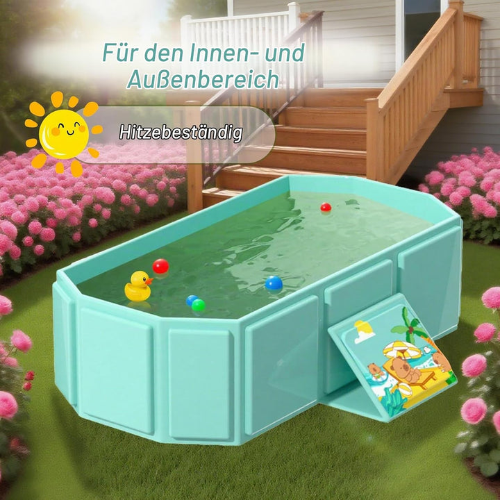 Faltbare Badewanne 75x45x25cm Tragbare Klappbare Multifunktionale Wanne für Familienmitglieder und H