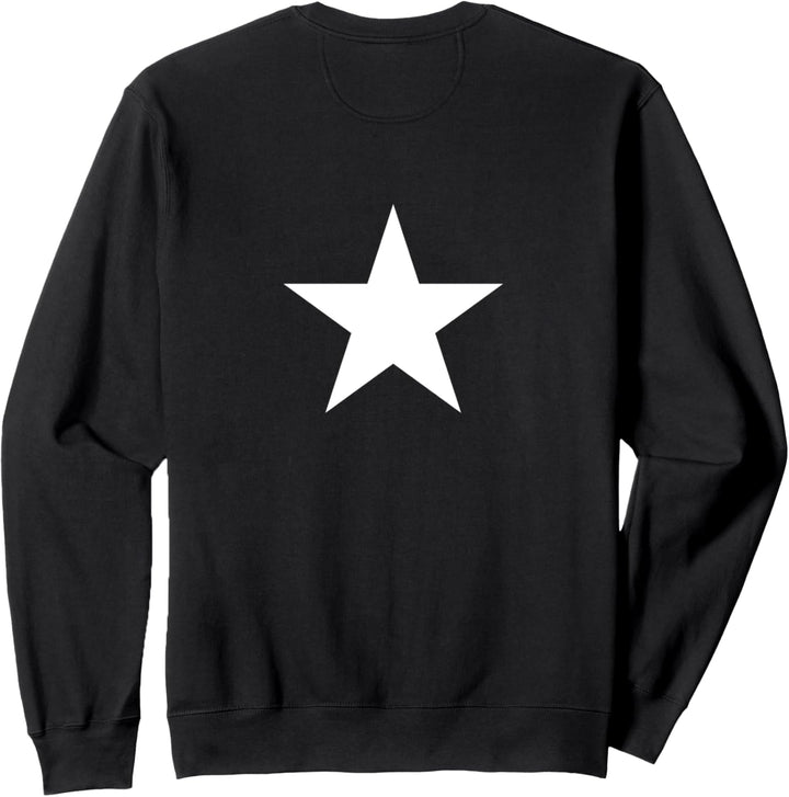 Wer ist cool und hat einen Stern auf dem Rücken Lustiges Sweatshirt