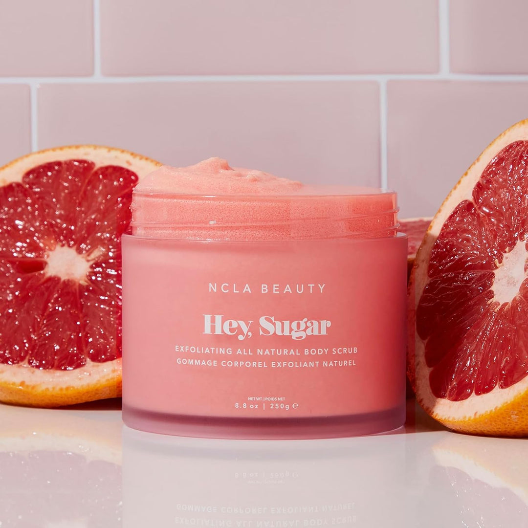 NCLA Beauty Hey Sugar All Natural Body Scrub - Feuchtigkeitsspendendes Zuckerpeeling - Sheabutter Ka