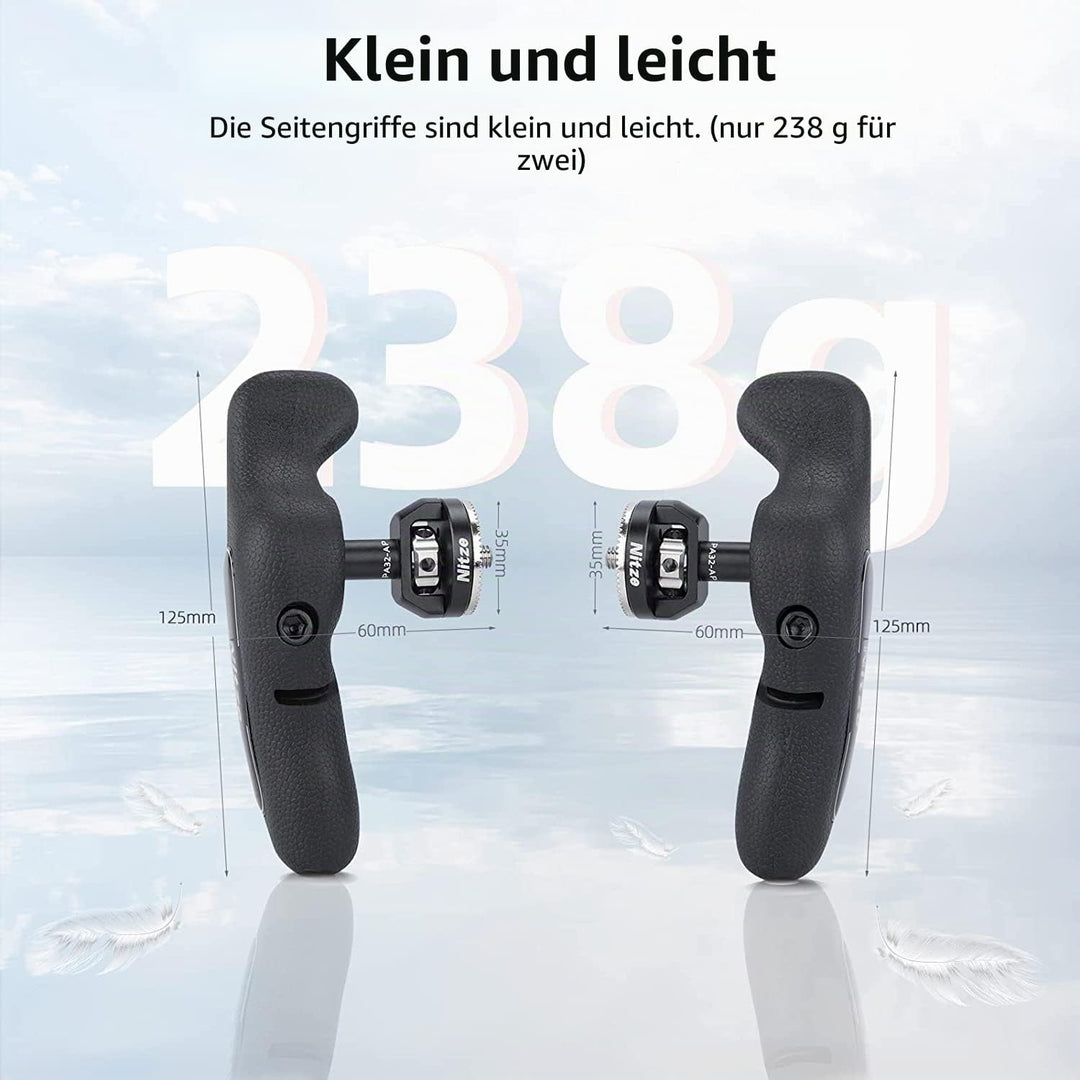 Nitze Side Handle ARRI Rosette,Seitengriff-Kit mit ARRI-Rosette, linker Seitengriff, rechter Seiteng