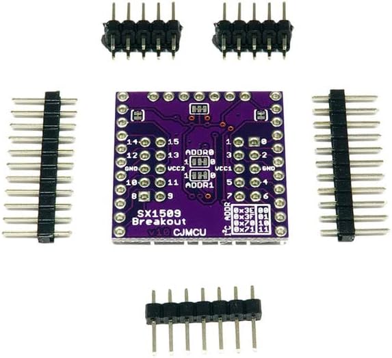 TECNOIOT 5 Stück SX1509 16-Kanal-I/O-Ausgangsmodul Tastatur-GPIO-Spannungspegel-LED-Treiber