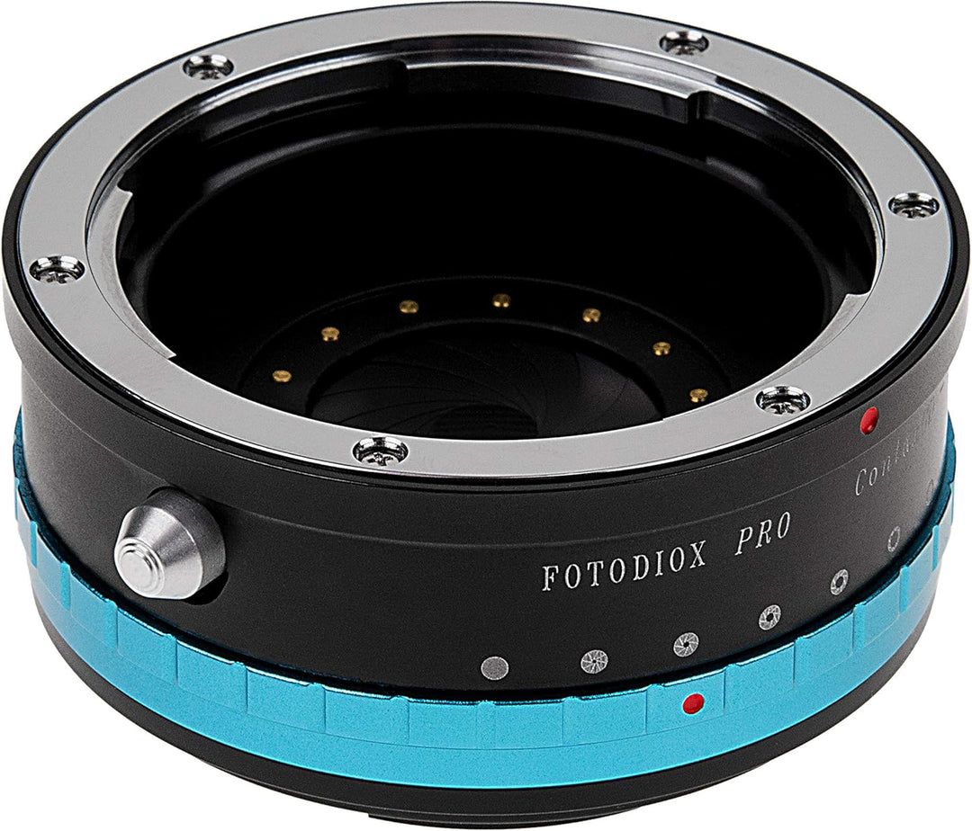 Fotodiox Pro Iris Lens Mount Adapter Compatible with Contax N Lenses on Sony E-Mount Cameras Contax