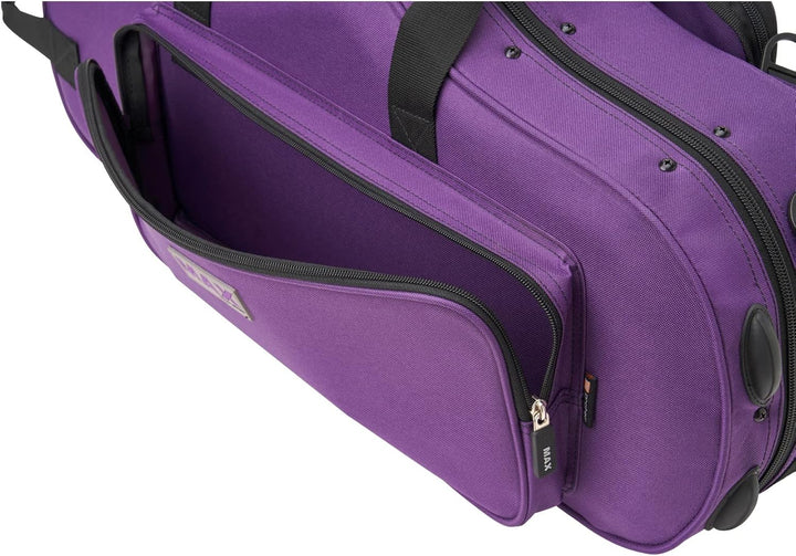 ProTec Max MX304CTPR Altsaxophonkoffer, Lila Schlankes Profil violett, Schlankes Profil violett