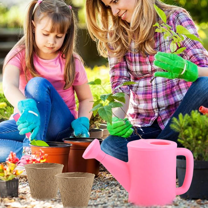Kongou Gartengeräte-Set für Kinder, Garten-Set für Kleinkinder,19 Stück Gartenhandwerkzeuge | Tragba