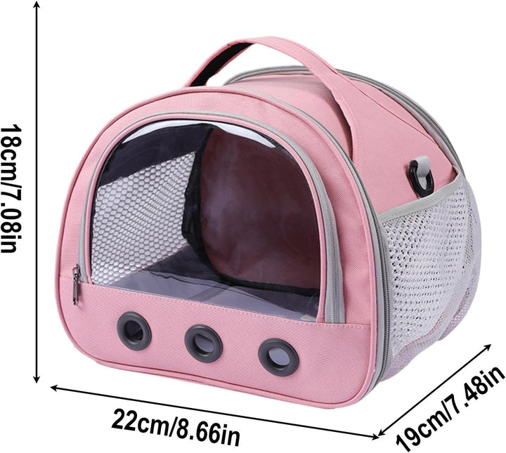 Bunny Carrier, tragbare Transporttasche für kleine Haustiere, 20,6 x 17,48 x 7,09 cm, Travel Small A
