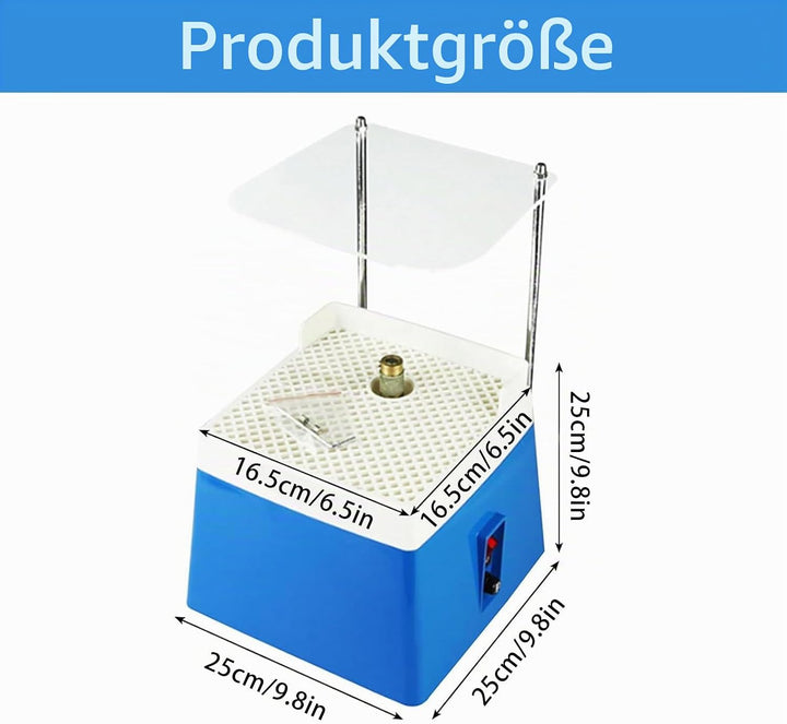 Glasschleifer 65W, 4200R/Min Tragbare Buntglasmühle 220V Mini Schleifwerkzeug Glasmalerei Schleifmas