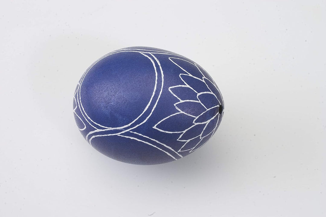 Pebaro 0354 Bastelset Eiergravieren, batteriebetriebener Gravierstift, 2 Schleifstifte, 1 Bohrer, Ei