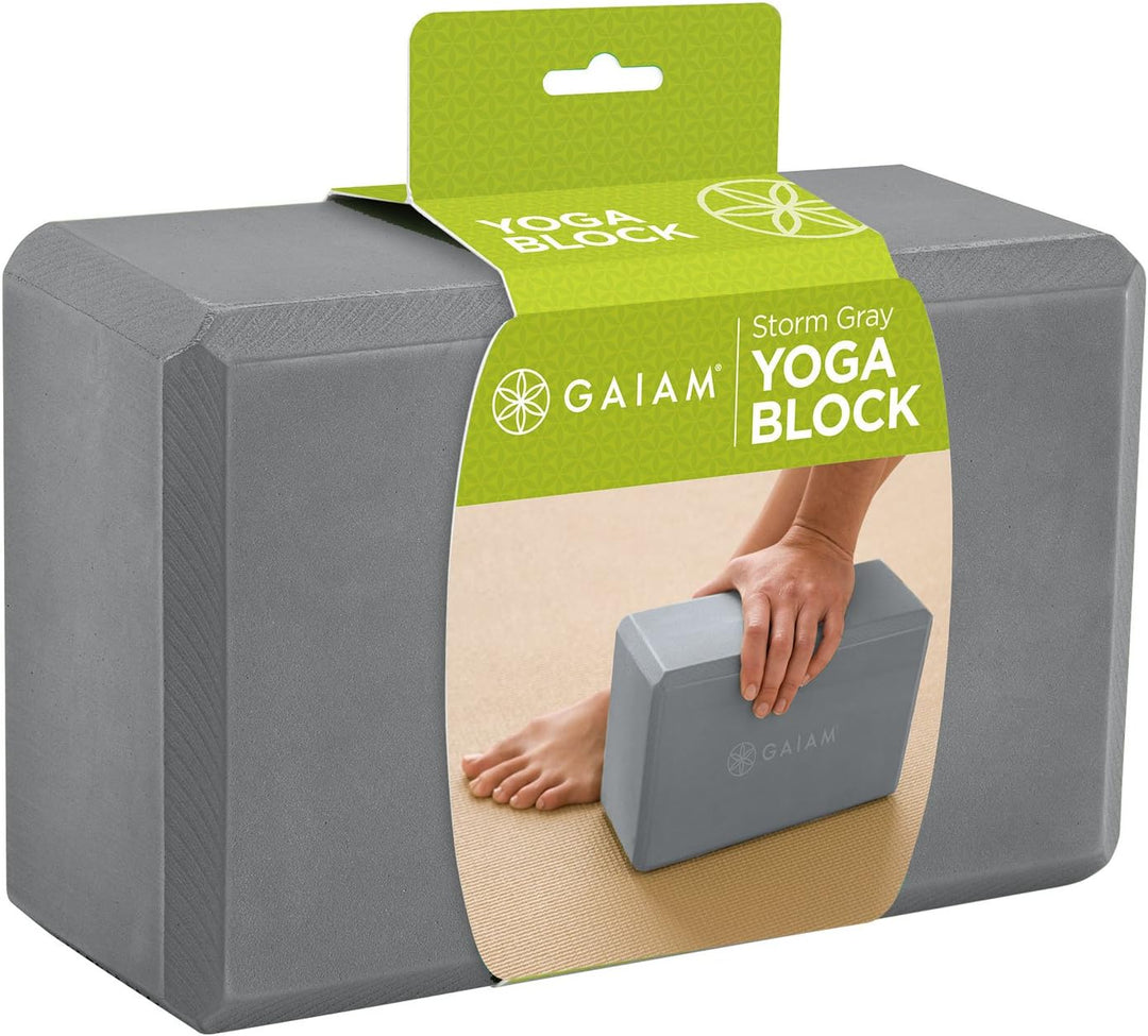 Gaiam Yogablocke Yoga Block Storm Gray STANDARD, Storm Gray STANDARD