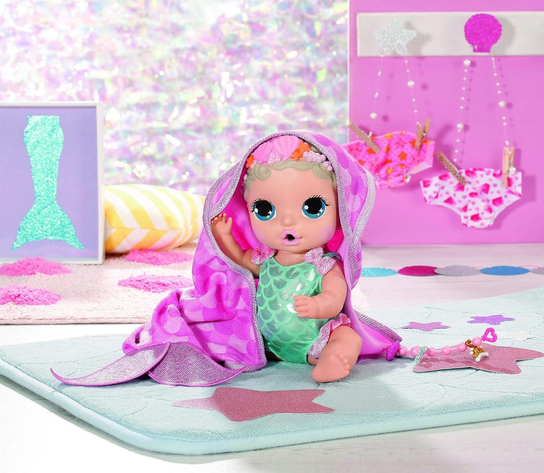 BABY born Surprise Mermaid Surprise Spielzeug Puppe - Einfach für kleine Hände, kreatives Spielen fö