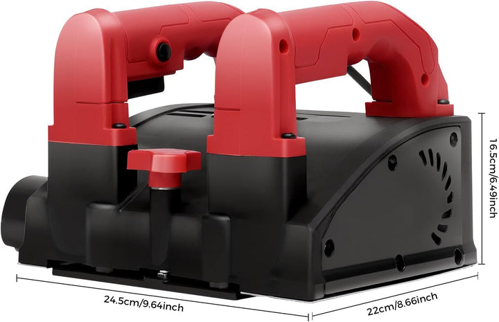 1200W Sanierungsfräse,Betonschleifer Betonfräse Schleifer Putzfräse Mauerfräse Elektrischer Wandhobe
