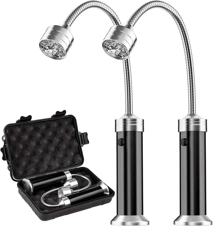 MojiDecor Grill Licht, Magnetische Grilllampe BBQ Licht Set Outdoor Grill Lichter BBQ Zubehör Arbeit