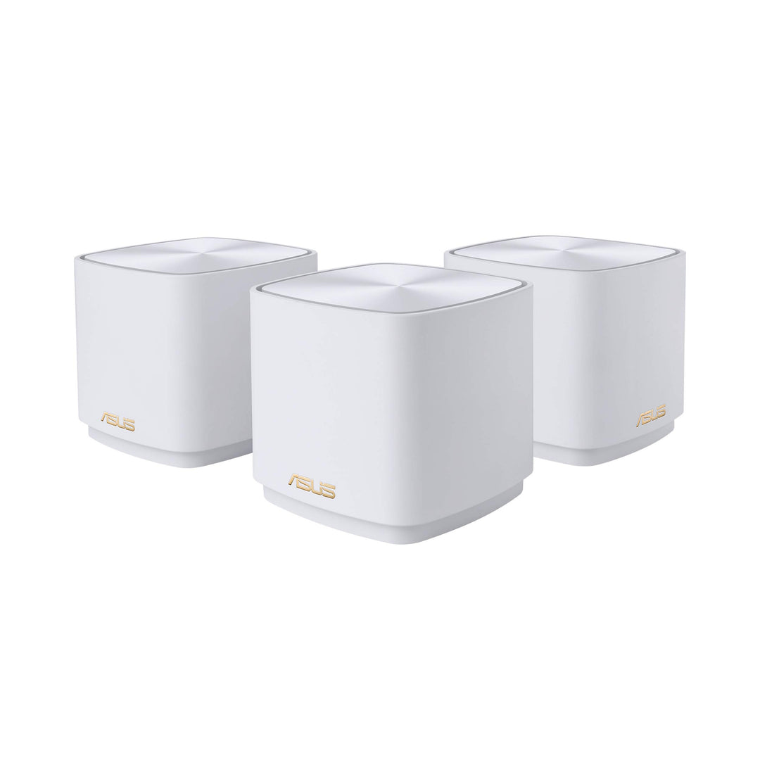 ASUS ZenWiFi XD5 AX3000 3er Set Weiss (Whole-Home Mesh WiFi 6 System, Abdeckung von bis zu 465m², 16