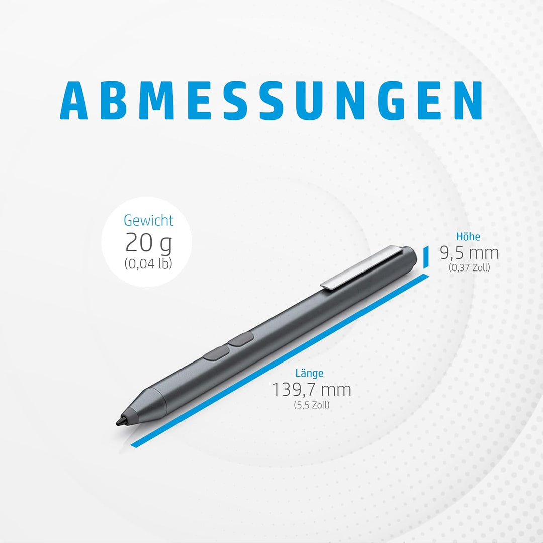 HP MPP 1.51 Eingabestift für PC und Tablet – Microsoft-kompatibel, Präzisionsspitze, benutzerdefinie