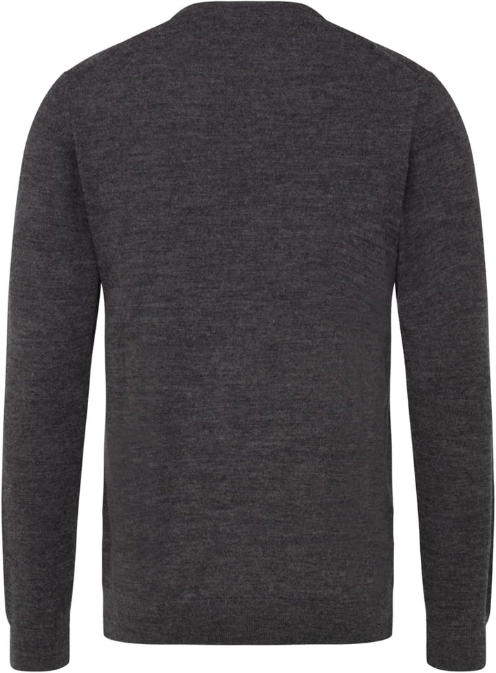 Seidensticker Herren Men Regular Polos Pullover S Anthra Mélange(251590), S Anthra Mélange(2515
