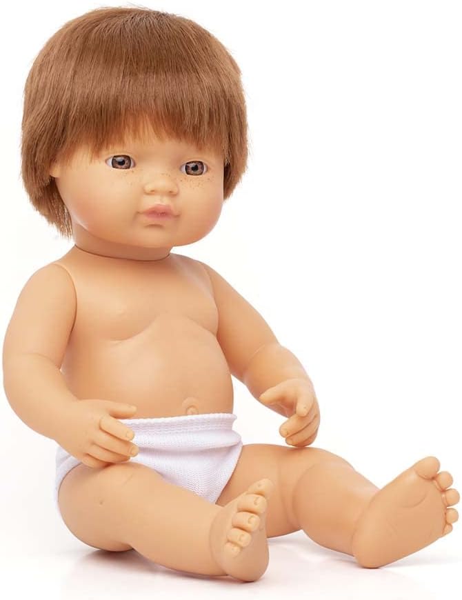 Miniland Babypuppe rothaariger Junge 38cm, 31049
