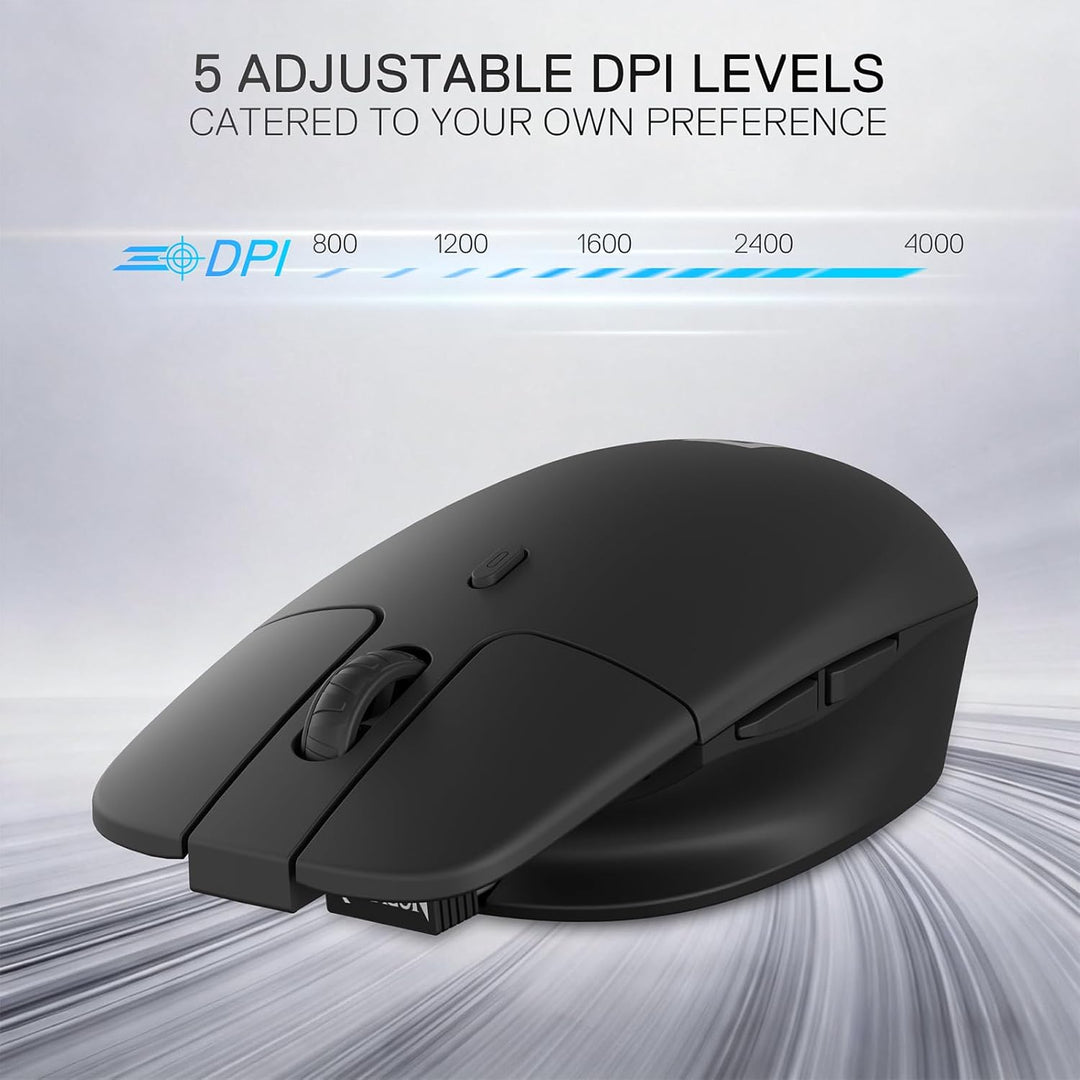 Redragon BM4162 Wireless Maus, Dual-Mode 2.4GHz/BT Maus, Leichtes Floating-Button-Design, Geräuschlo