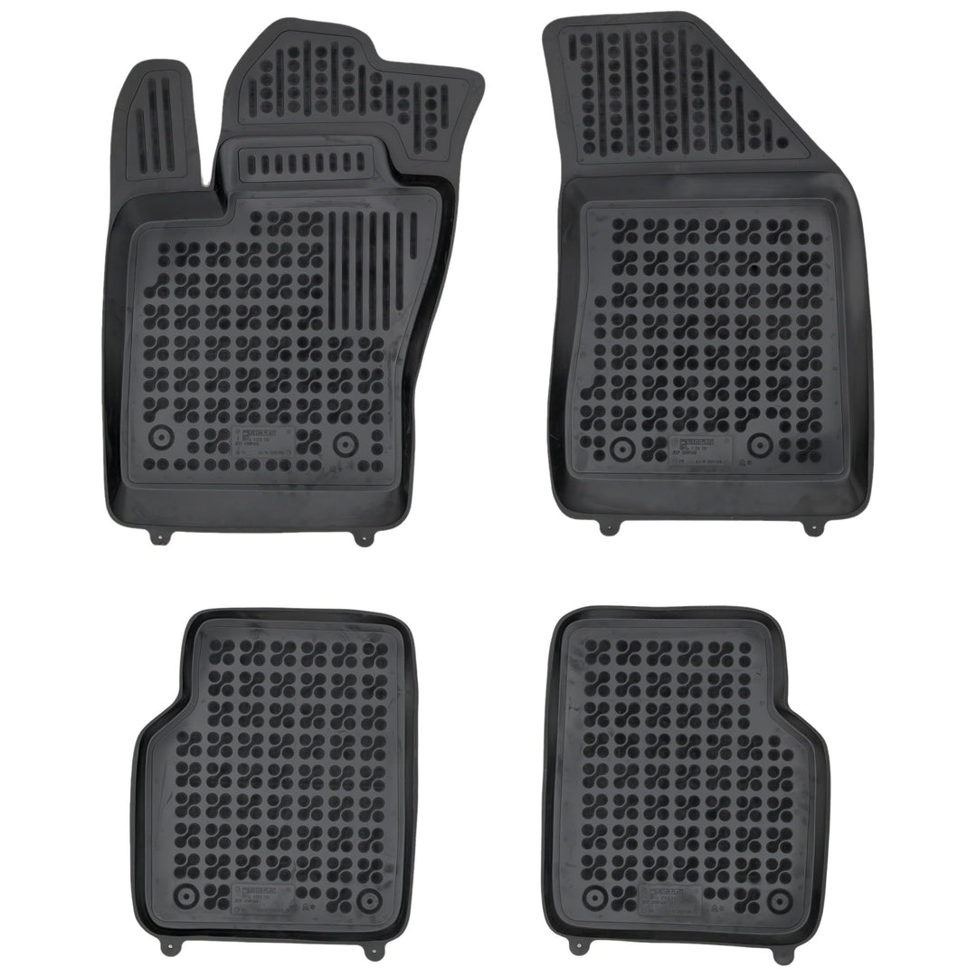 SMK Auto fussmatten gummimatten passt für Jeep Compass II (MP/552) 2017-2021 fussmatten Auto für all