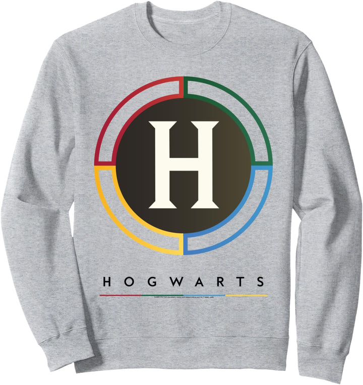 Harry Potter Hogwarts 'H' Logo Inverted Sweatshirt