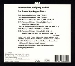 Der Geistliche Apokryphe Bach, Audio-CD