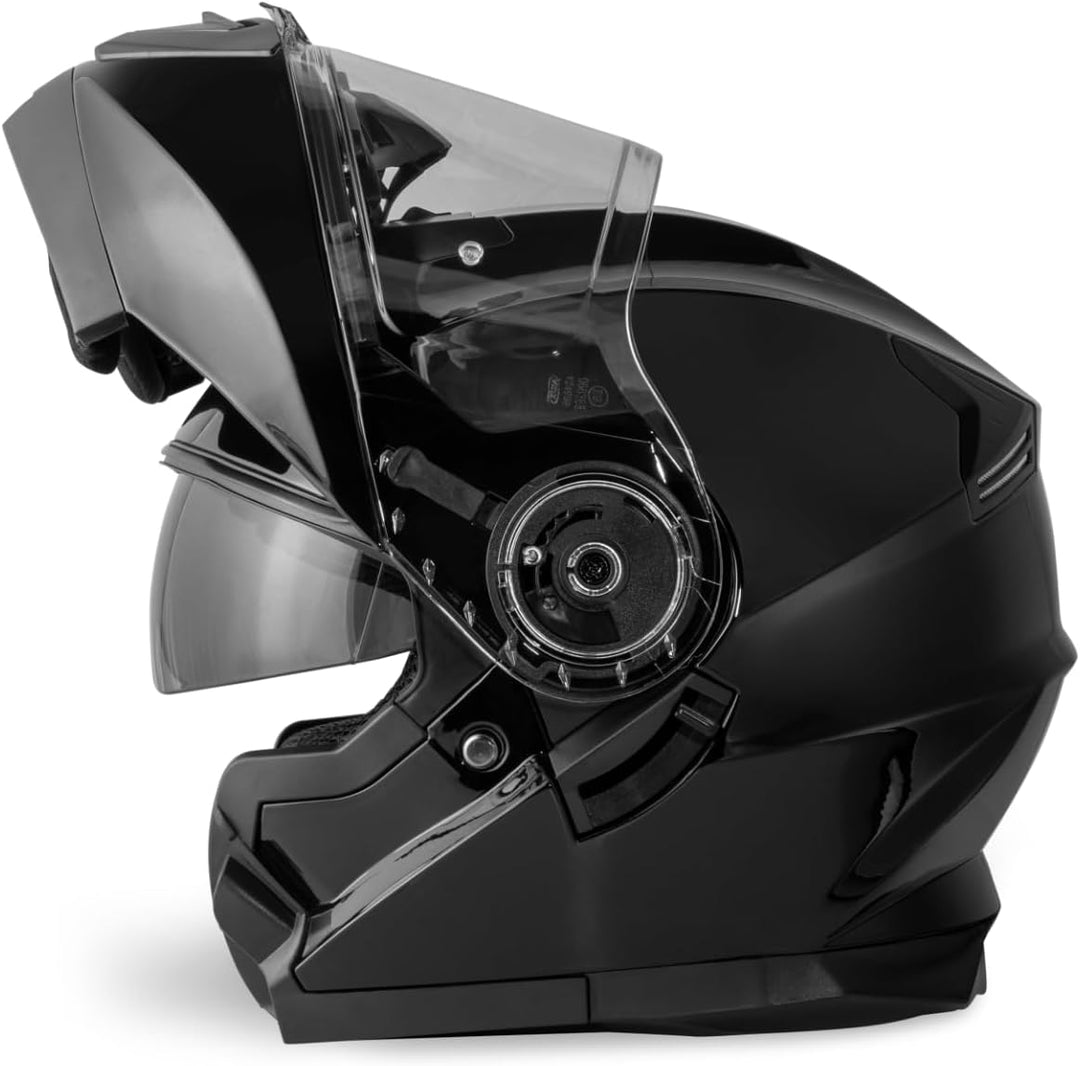 Santos Klapphelm mit Sonnenblende | ECE 22.06 & PINLOCK vorbereitet | Motorrad Helm Integralhelm | M