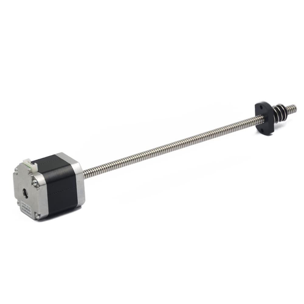 Iverntech NEMA 17 Schrittmotor mit Integrierter 2 mm Steigung 310 mm T8 Leitspindel für 3 Drucker Z-