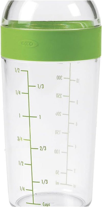 OXO Good Grips Salatdressing-Shaker gross, 350 ml – grün Grüner Shaker 350 ml, Grüner Shaker 350 ml