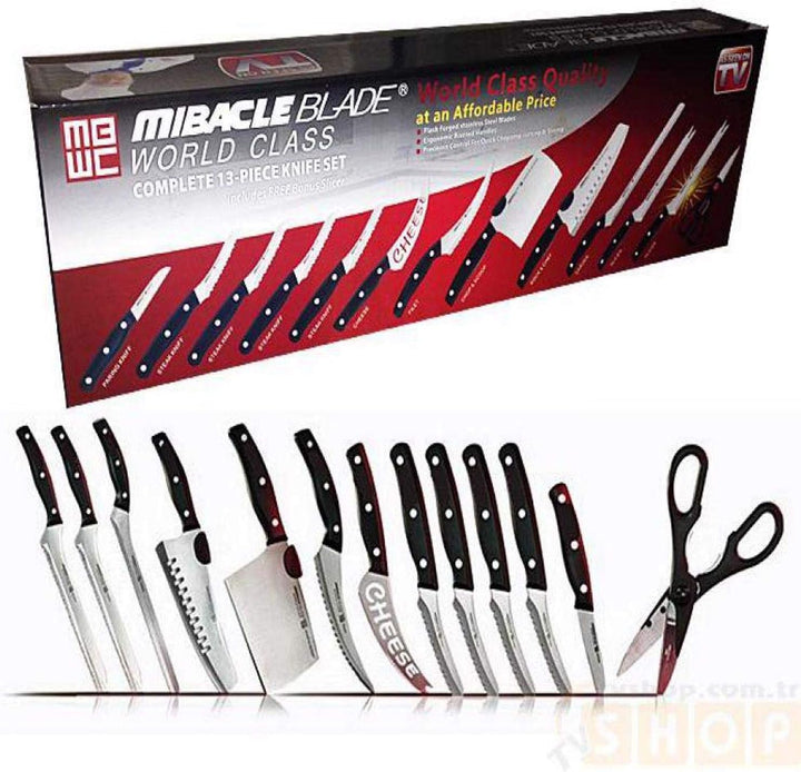 Miracle Blade World Class Messerset, 13-teilig