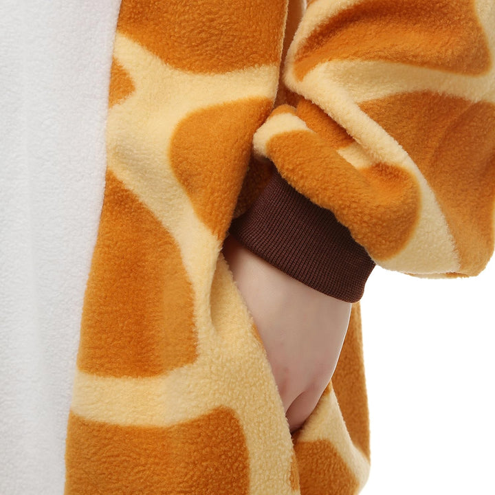 ZKomoL Pyjamas Onesies Cosplay Erwachsene Unisex Tiere Halloween Kostüm Kleid Loungewear, Tigermuste