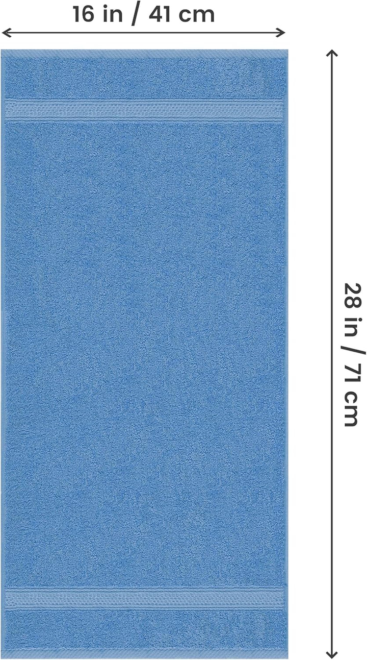 Utopia Towels - Handtücher Set aus Baumwolle - 100% Baumwolle, 41 x 71 cm - 6er Pack (Elektrisches B