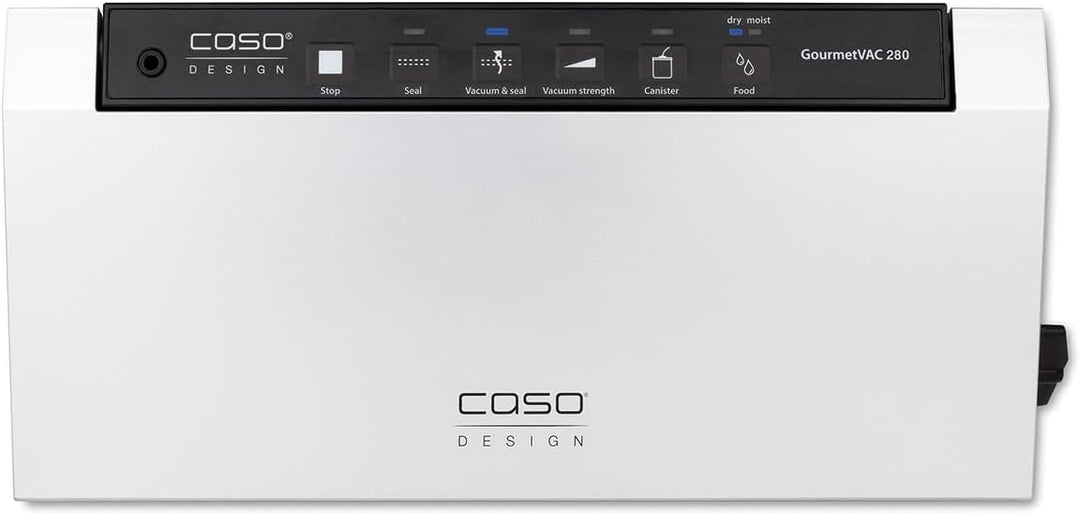 CASO 1385 GourmetVAC 280 - Vakuumierer - doppelte Schweissnaht - Kolbenpumpe (15L/min) und kraftvoll