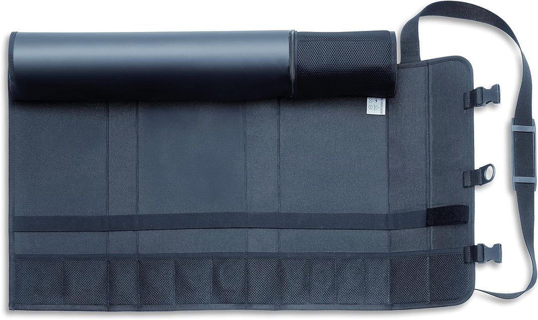 F. DICK Messertasche ohne Inhalt (Tasche unbestückt, mit 13 Fächern, Kunstfaser-Material, Messer-Tas