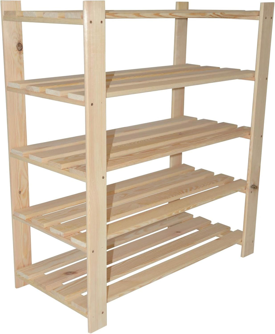 90 x 80 x 37 cm 5 Böden Holzregal Schuhregal Schuhständer Schuhschrank Schuhablage Regal ideal für S