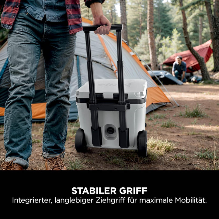 Ninja FrostVault Kühlbox mit Rollen und Isolierung, integrierter Dry Zone Schublade für Lagerung bei
