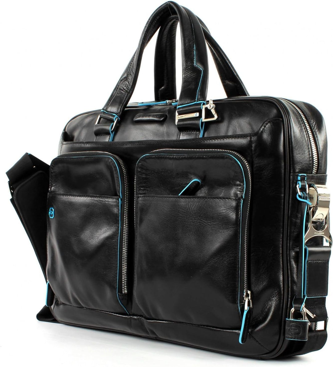 Piquadro Blue Square 15 '' Aktentasche mit Laptop-Fach, Schwarz - CA2849B2 Einheitsgrösse Schwarz, E