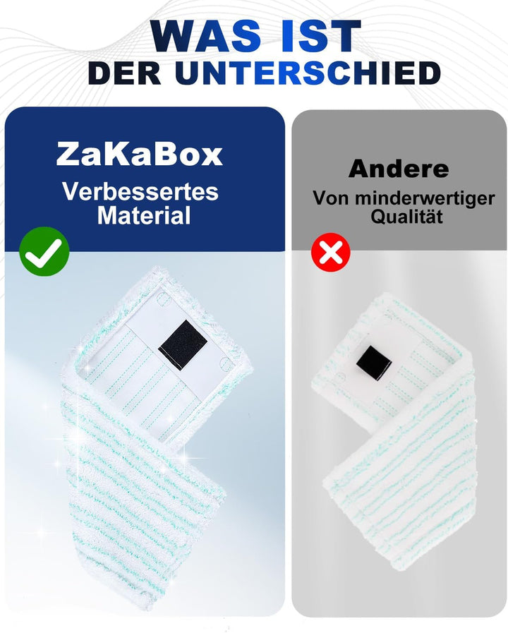 5 Stück Wischbezüge Kompatibel mit Leifheit Clean Twist M Ergo Micro Duo, Kompatibel mit Leifheit Bo