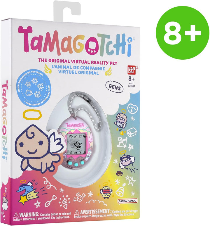 BANDAI 46170 - Tamagotchi Angel Virtuelles Haustier, Mehrfarbig, 46170, elektronisches Spielzeug für