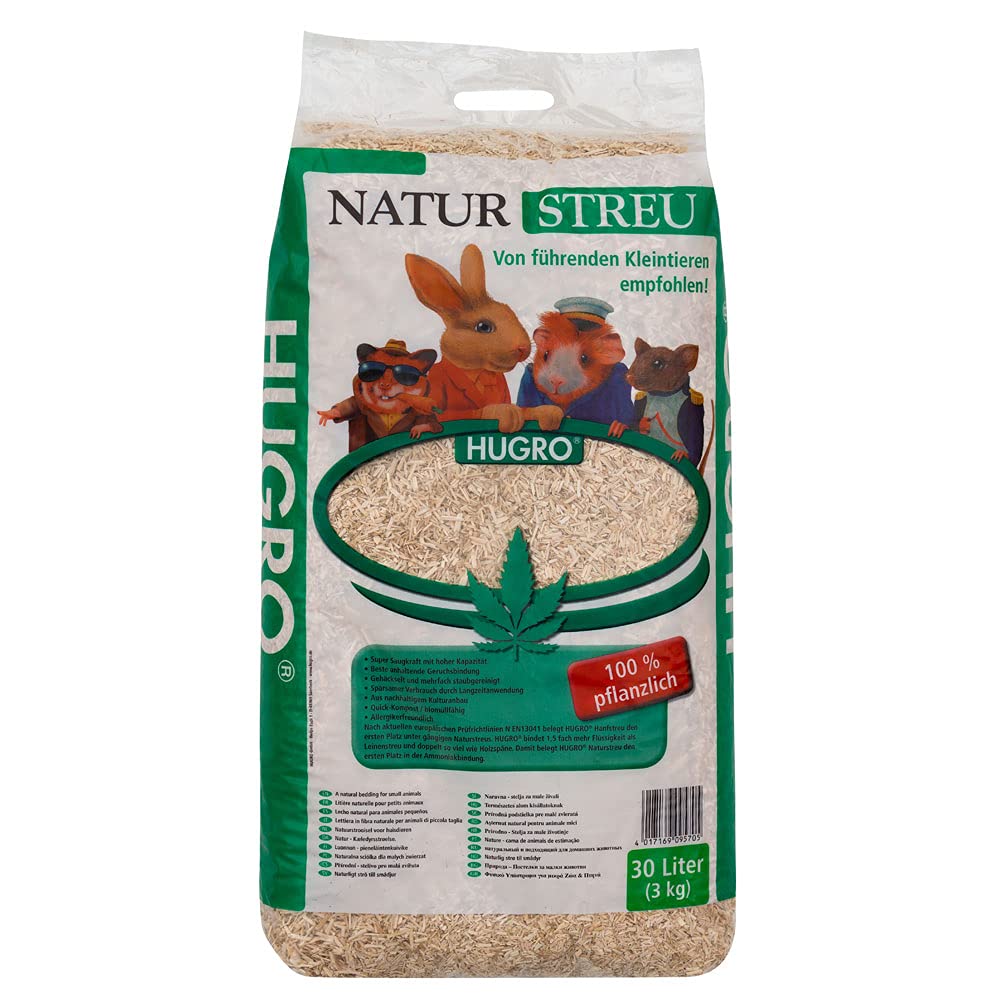 Hugro Hanfeinstreu 30 Liter-1PACK